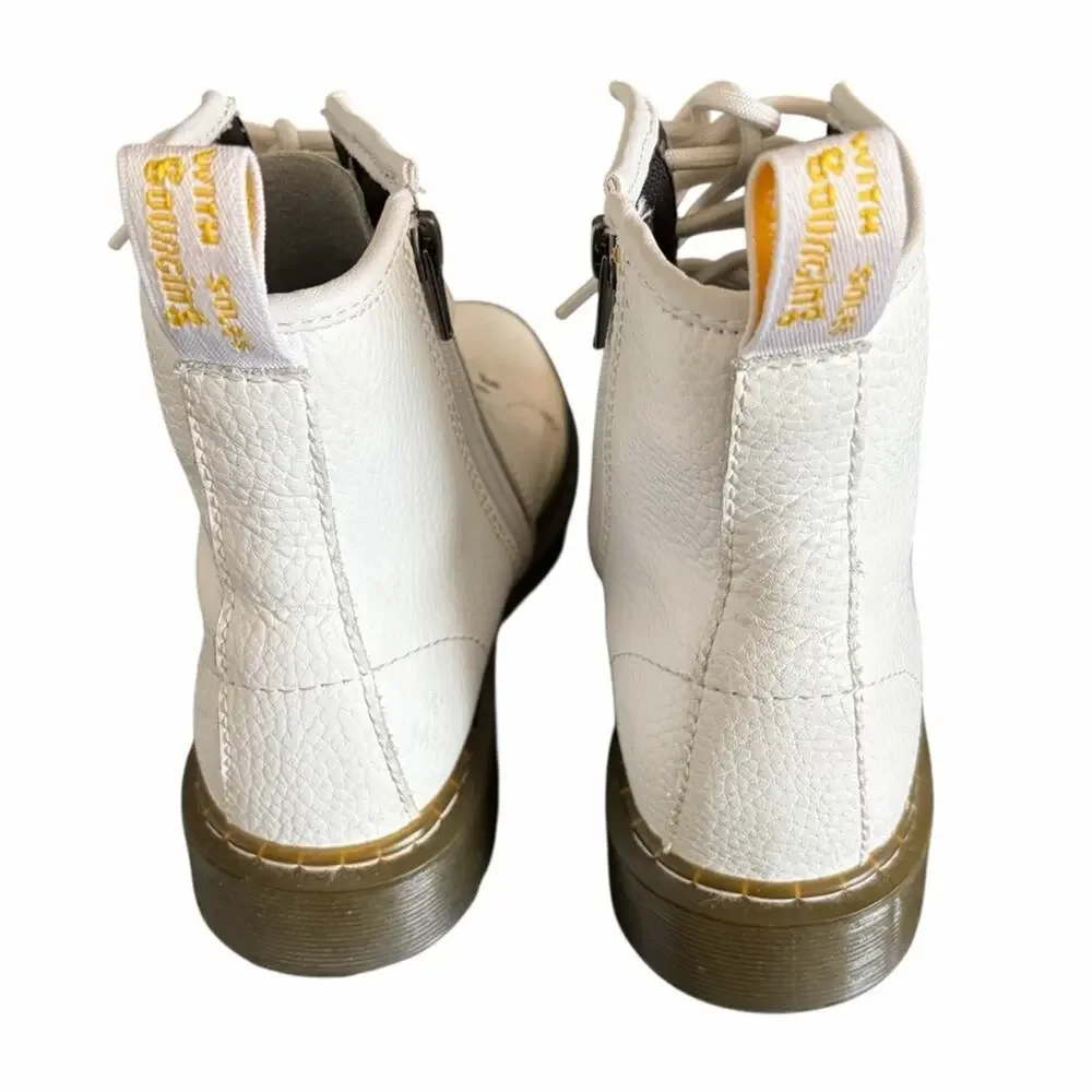 Dr Martens 1460 Pascal Boots White US5 - Picture 6 of 10